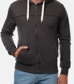 Vest met capuchon en ritssluiting