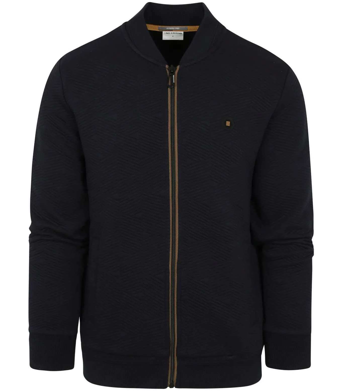 Vest Patroon Navy Blauw