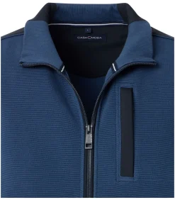 Vest Zip Dark Indigo