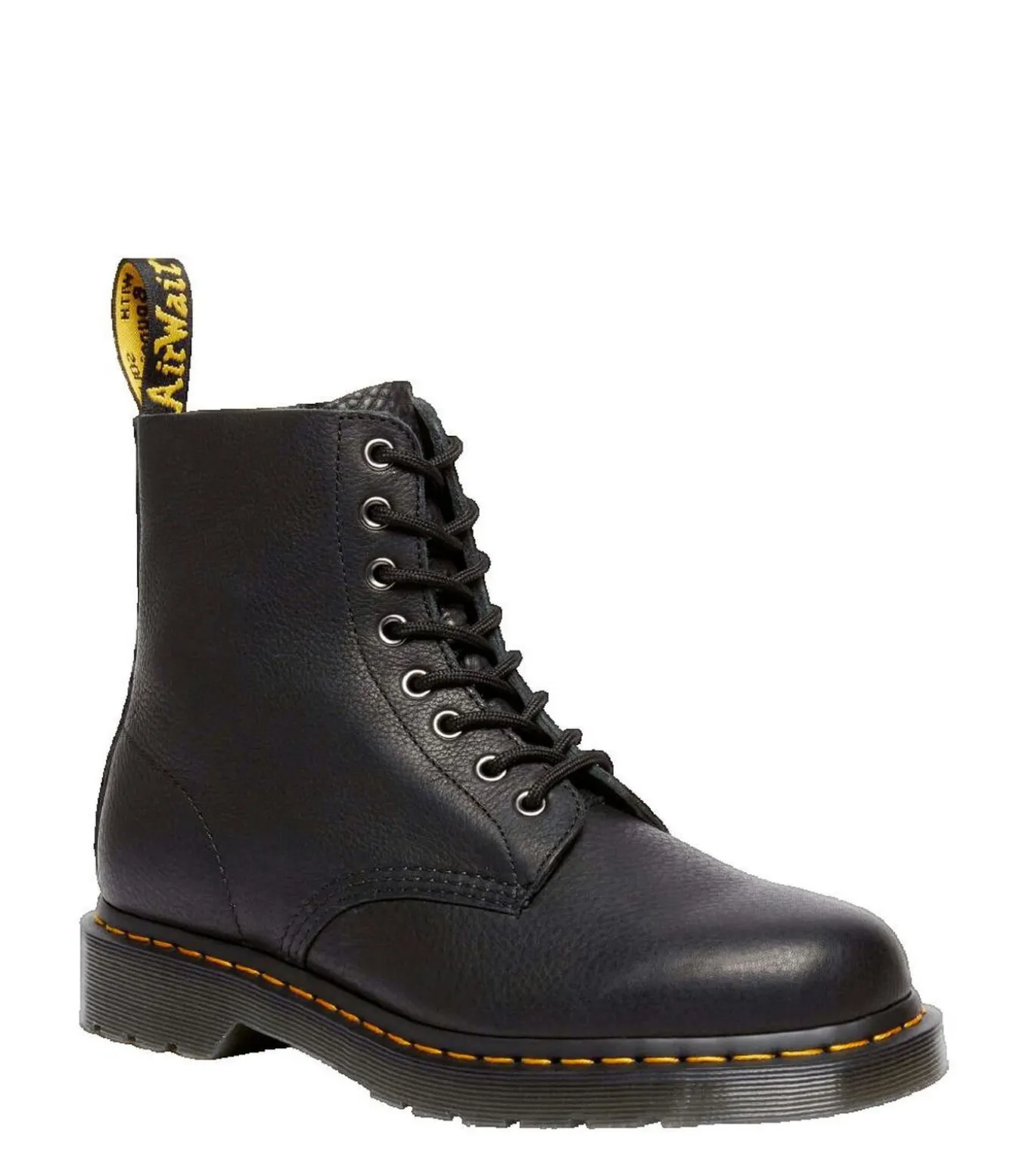 Veterschoenen Dr. Martens zachte zwarte leren laarzen