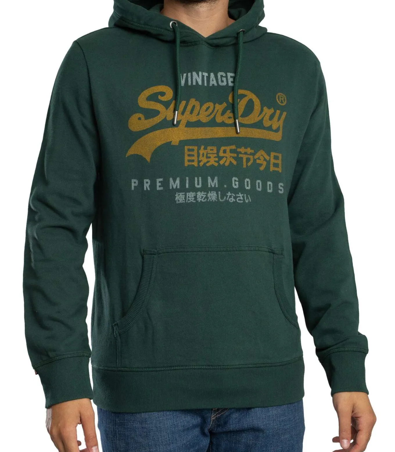 Vintage Duo Klassieke Pullover Hoodie