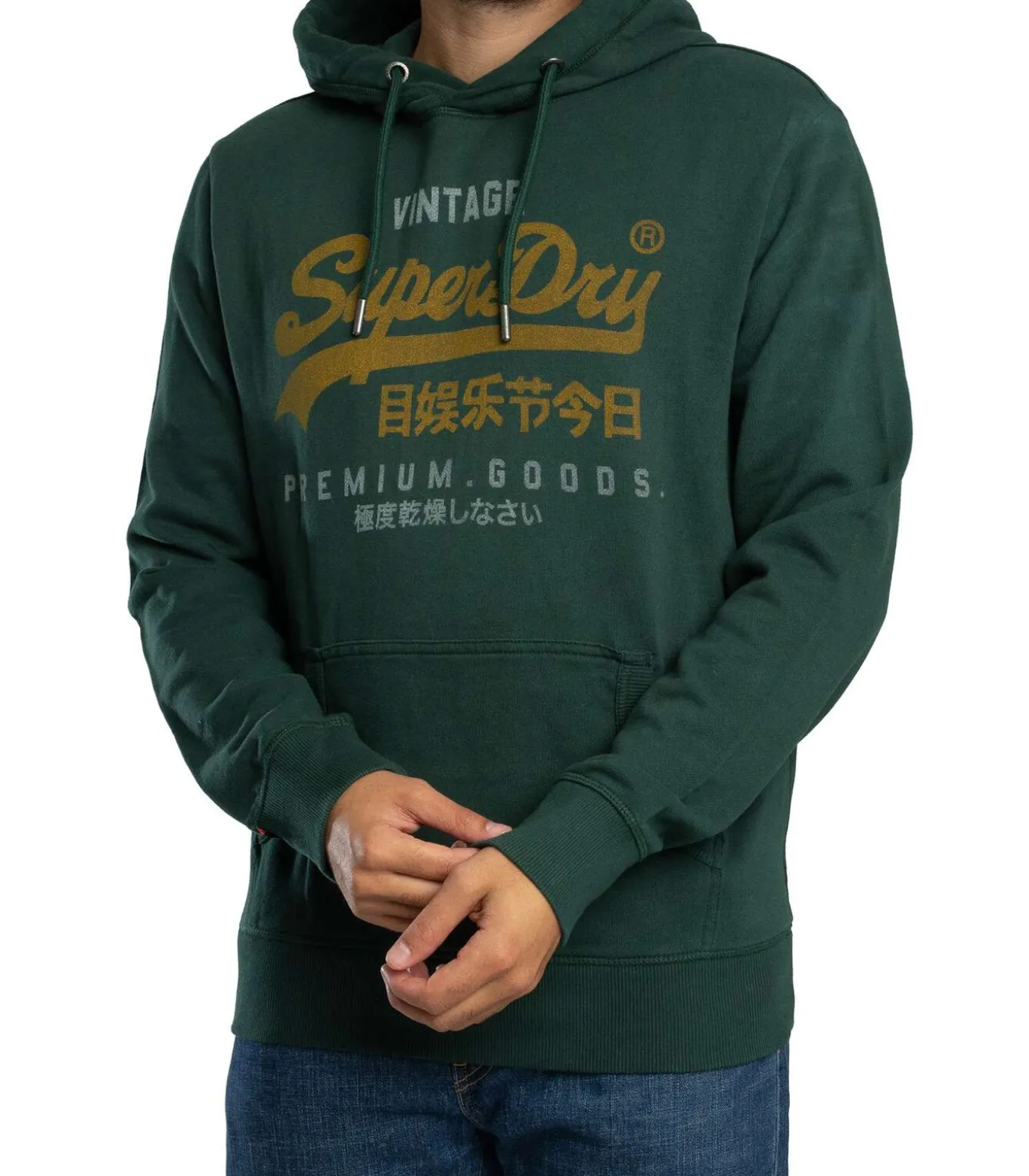 Vintage Duo Klassieke Pullover Hoodie