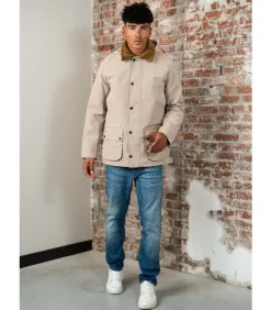 Winter ashby waterproof jacket - washed stone