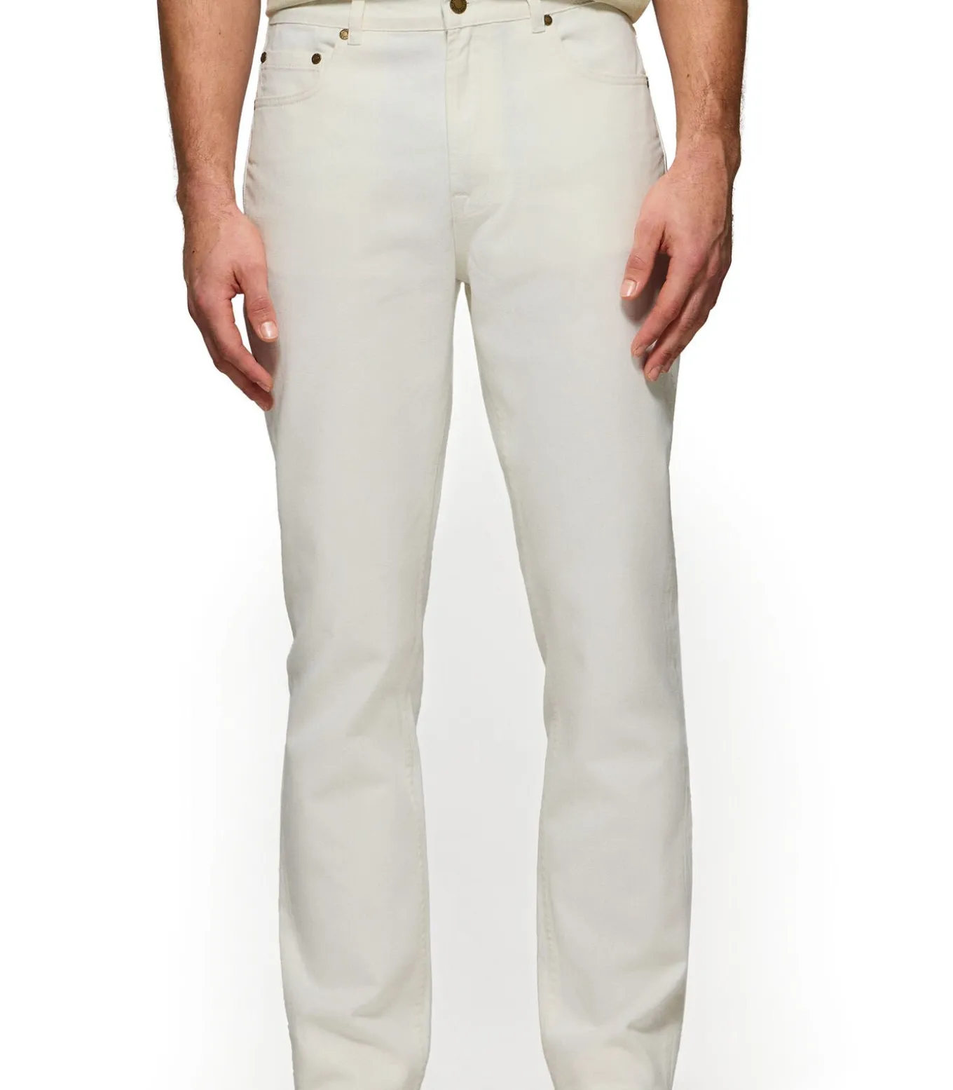 Witte regular fit Boston jeans