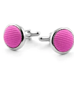 Zijde Manchetknoop Fuchsia F21
