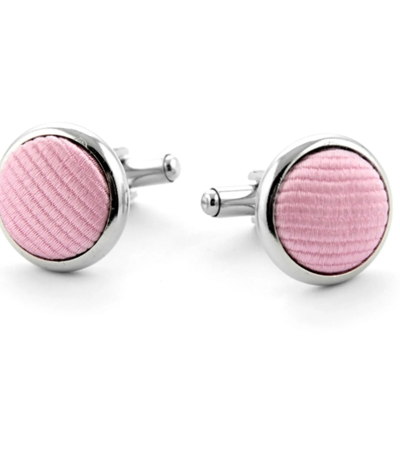 Zijde Manchetknopen Roze F03