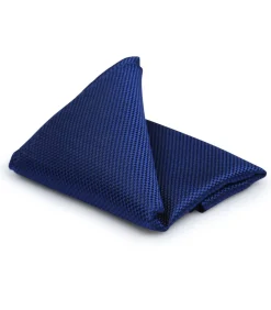 Zijde Pochet Royal Blauw