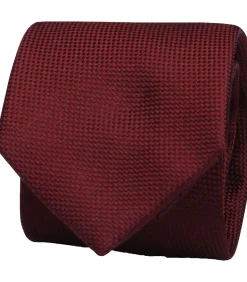 Zijde Stropdas Bordeaux
