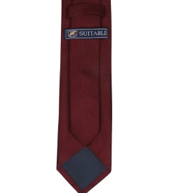 Zijde Stropdas Bordeaux