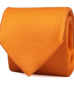 Zijde Stropdas Oranje