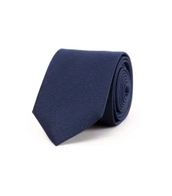 Zijden das marine blauw