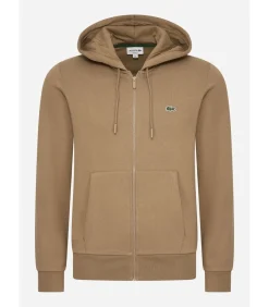Zip through hoodie - cookie