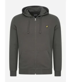 Zip through hoodie - gunmetal