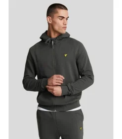 Zip through hoodie - gunmetal
