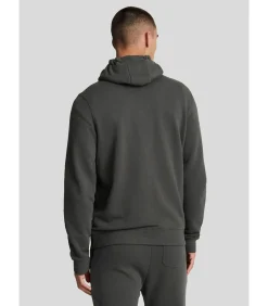 Zip through hoodie - gunmetal