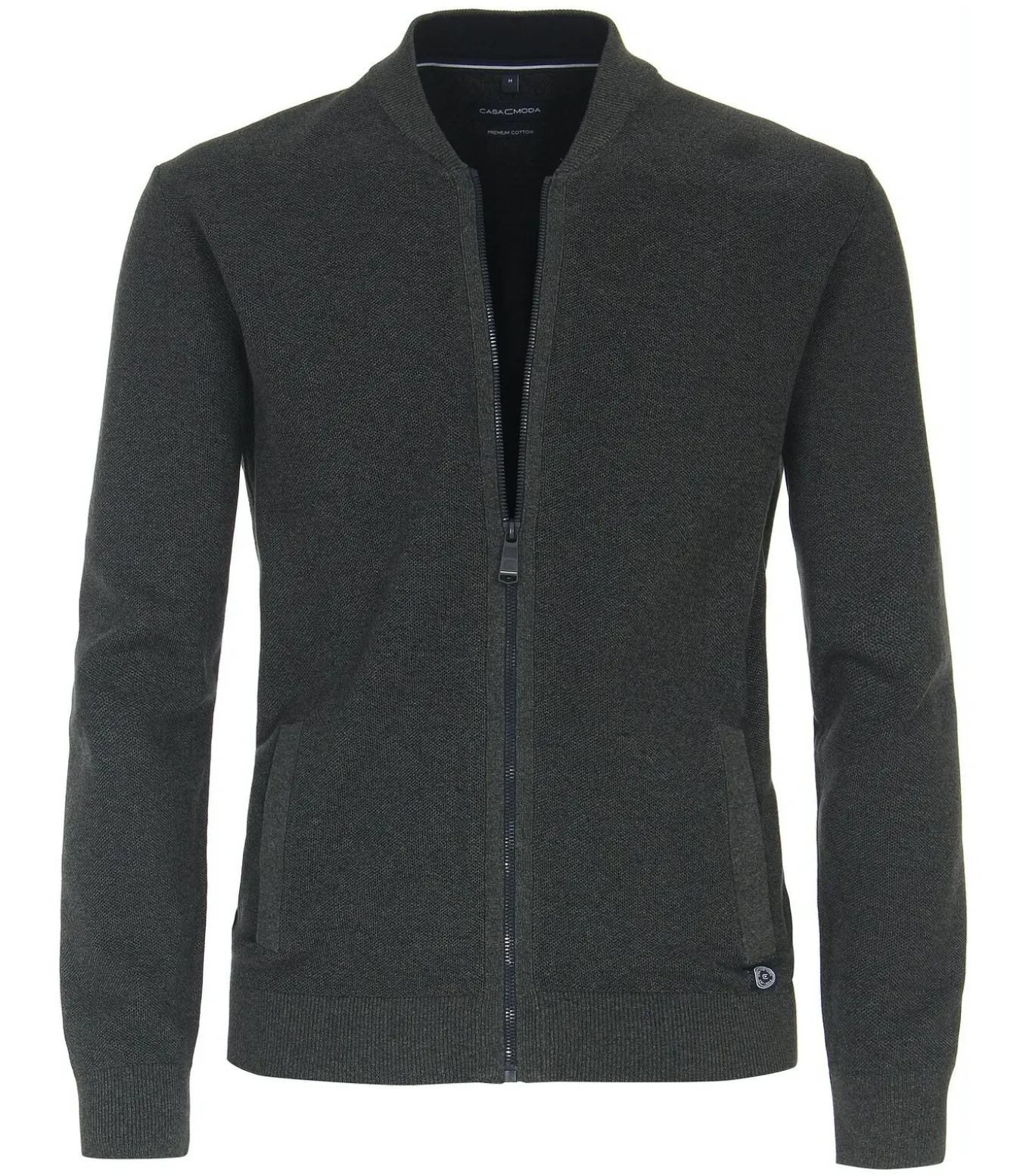 Zip Vest Antraciet