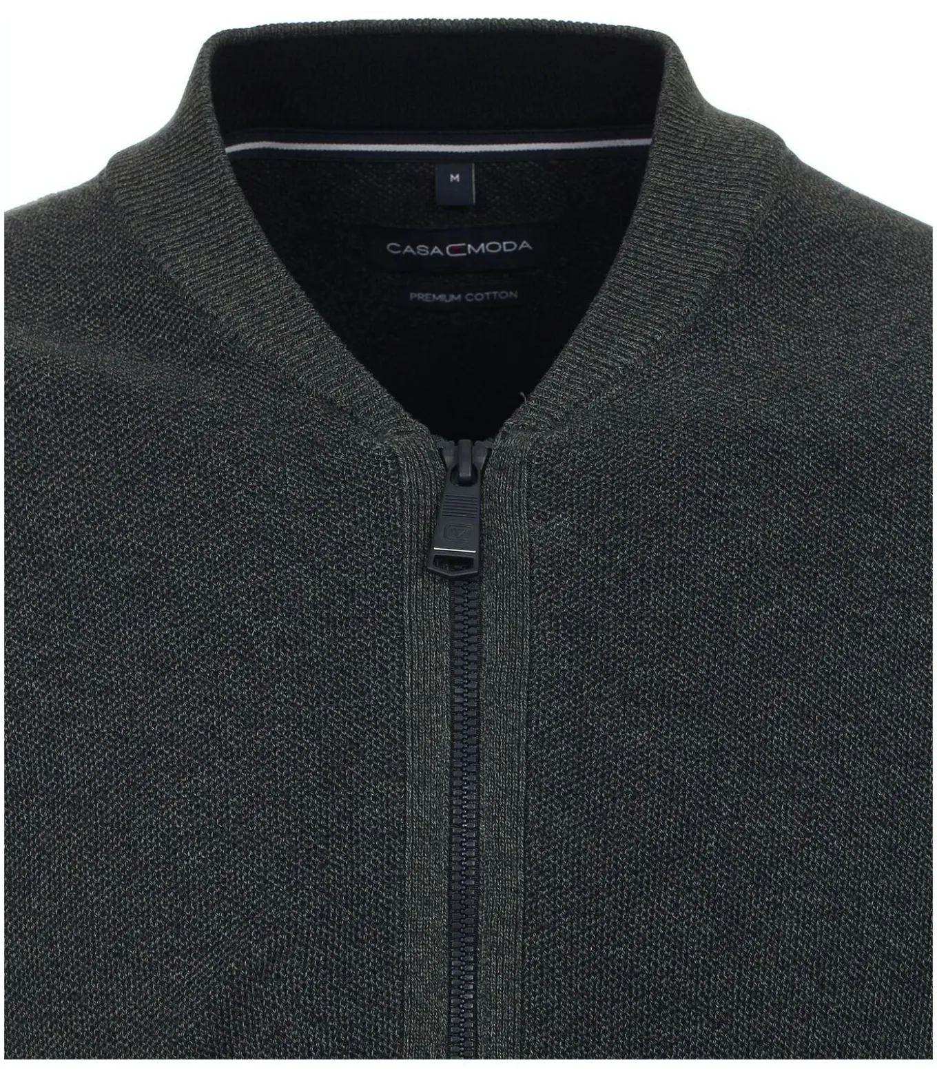 Zip Vest Antraciet