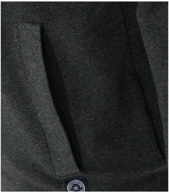 Zip Vest Antraciet