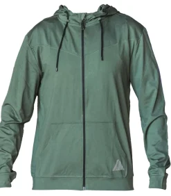 ZIPPED - Trui met kap - Groen