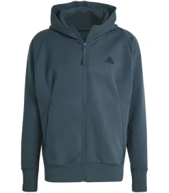 ZNE WINTERIZED - Trui met kap Met Volledige Ritssluiting - Marineblauw