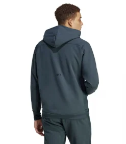ZNE WINTERIZED - Trui met kap Met Volledige Ritssluiting - Marineblauw