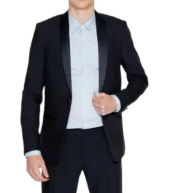 Zwart Blazer Met Details