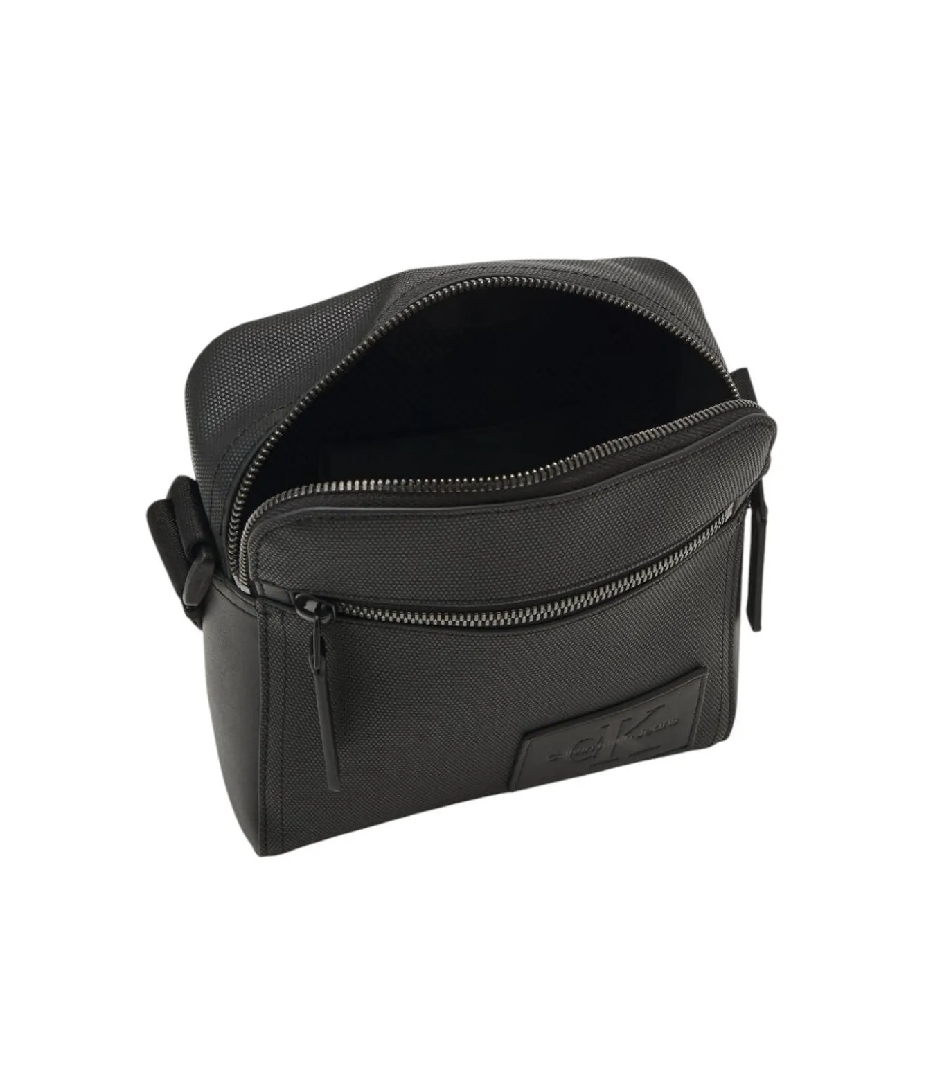 Zwart Coated Camera Schoudertas