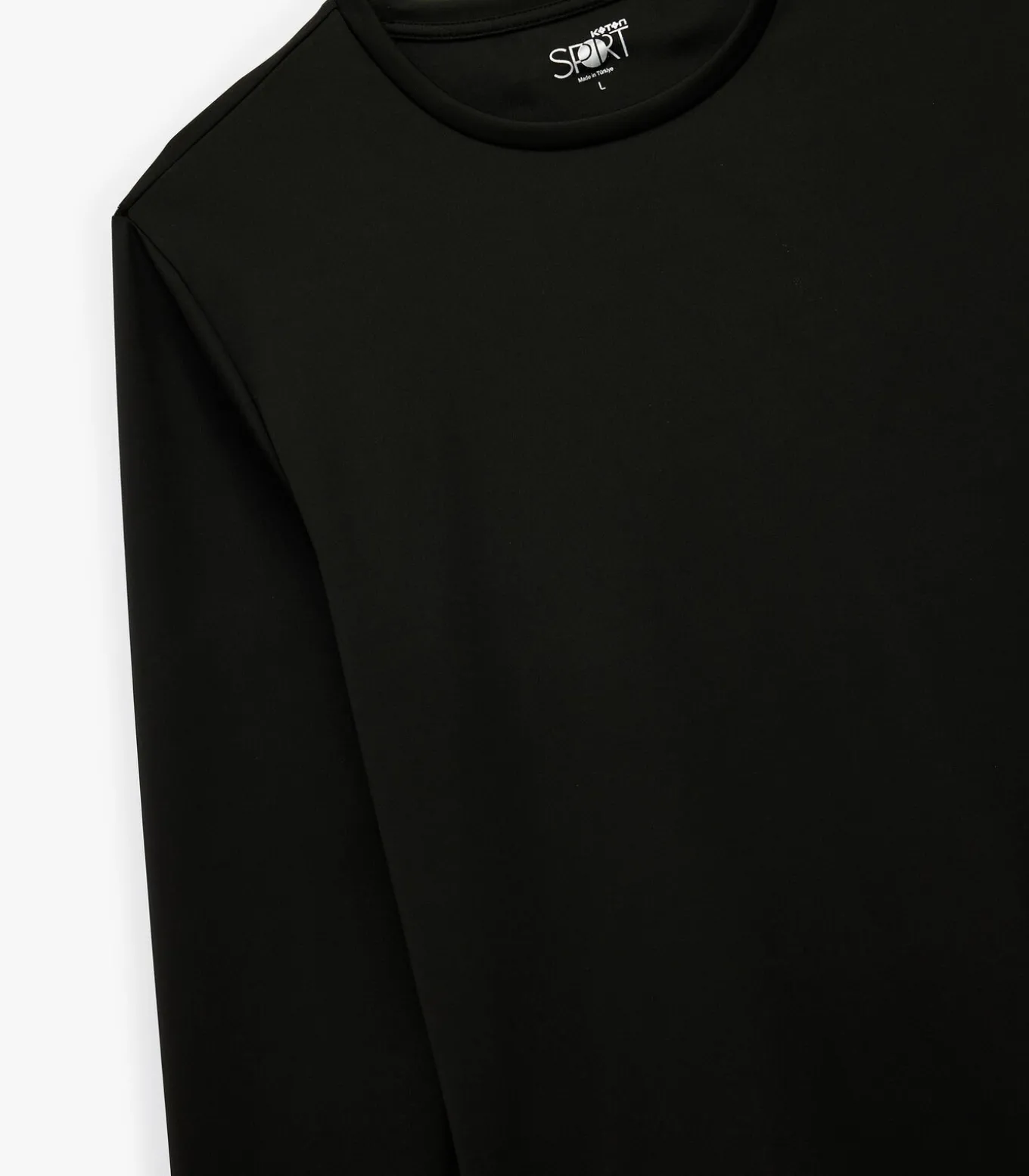 Zwart Herenshirt Lange Mouwen Regular Fit