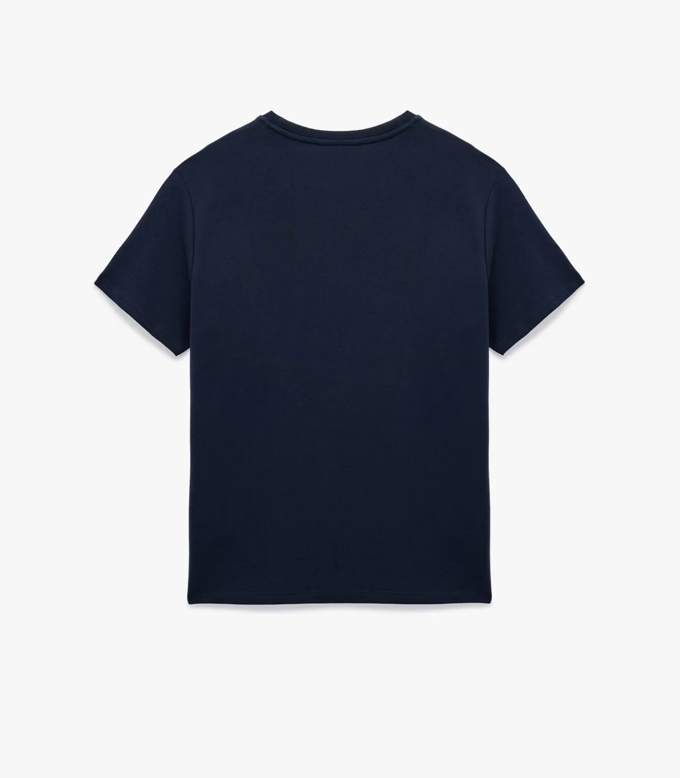 Zwart T-shirt Korte Mouwen Ronde Hals Katoen