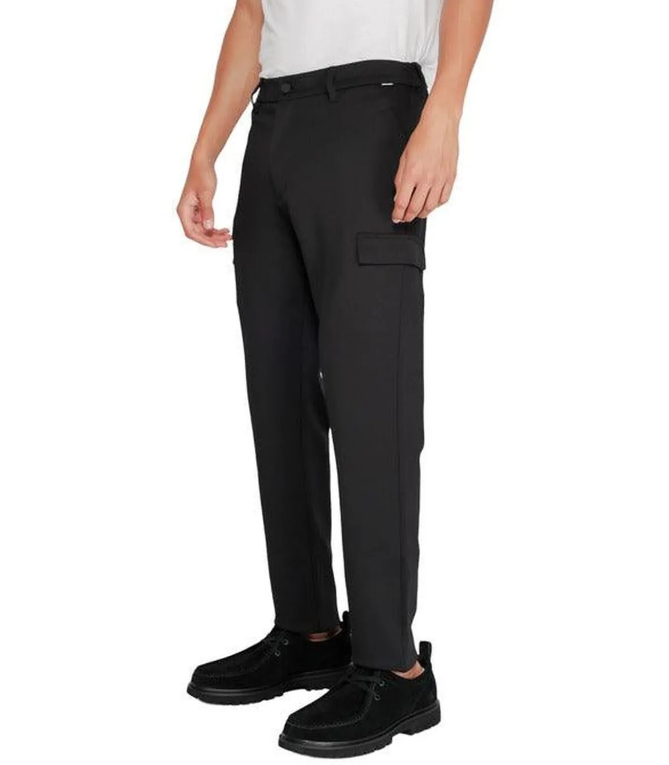Zwarte Comfort Knit Tapered In Zwart