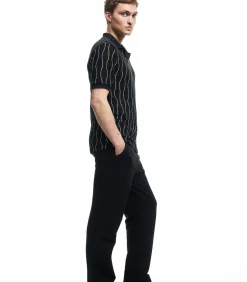 Zwarte Heren Joggingbroek met Zakdetails