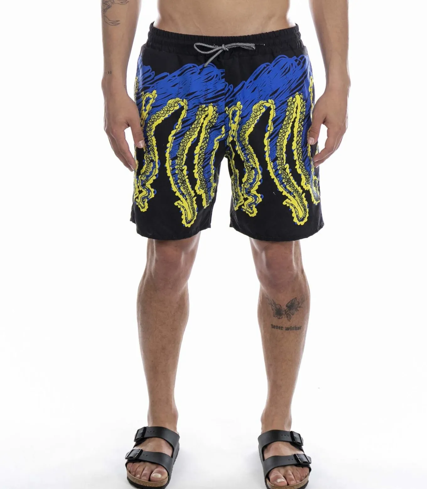 Zwarte Octopus Draft Boardshort Zwemshort