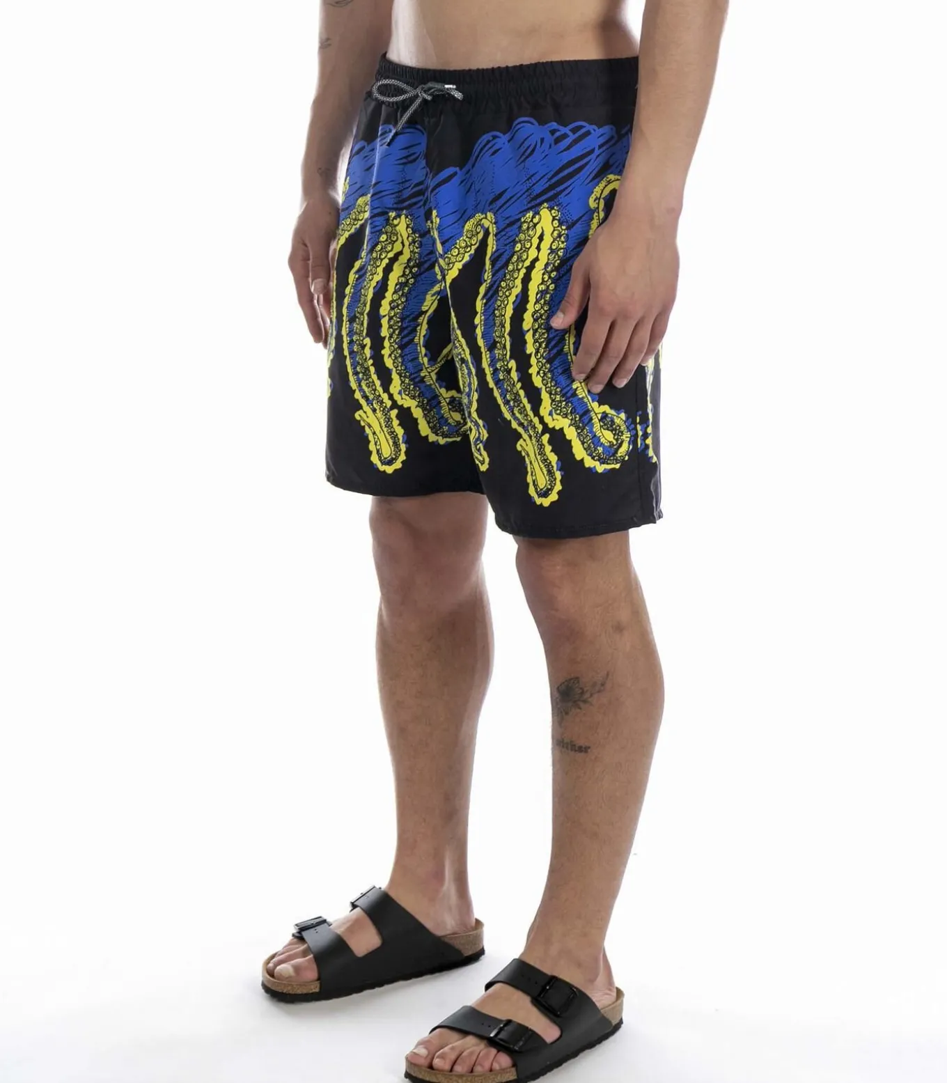 Zwarte Octopus Draft Boardshort Zwemshort
