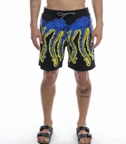 Zwarte Octopus Draft Boardshort Zwemshort