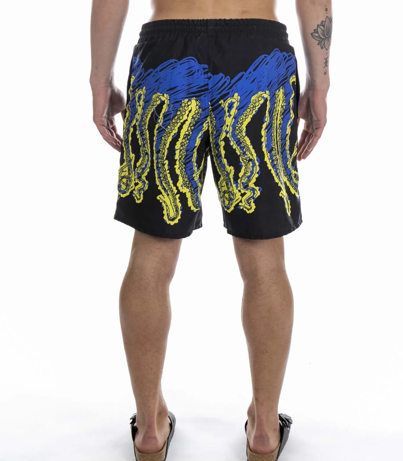 Zwarte Octopus Draft Boardshort Zwemshort