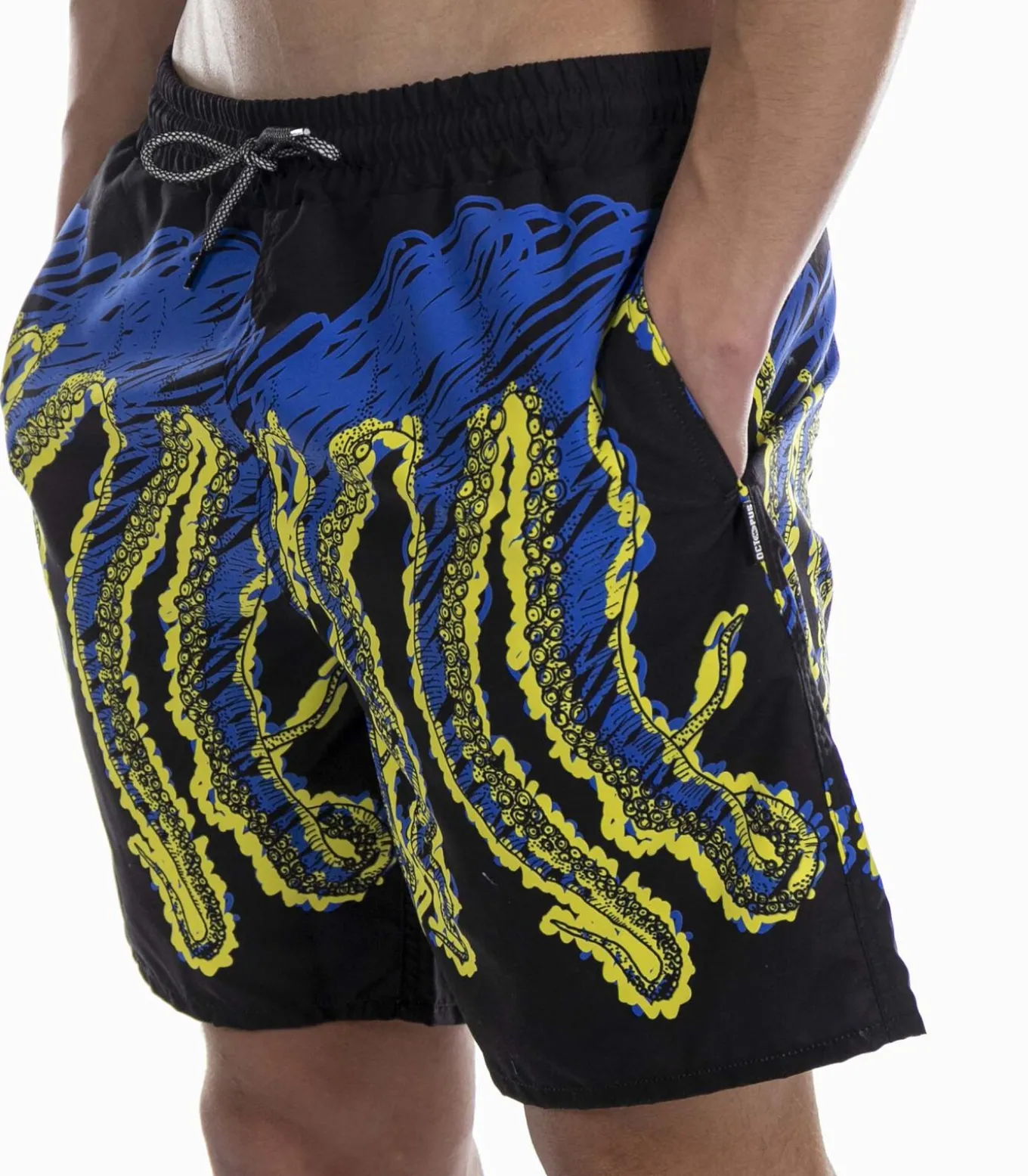 Zwarte Octopus Draft Boardshort Zwemshort