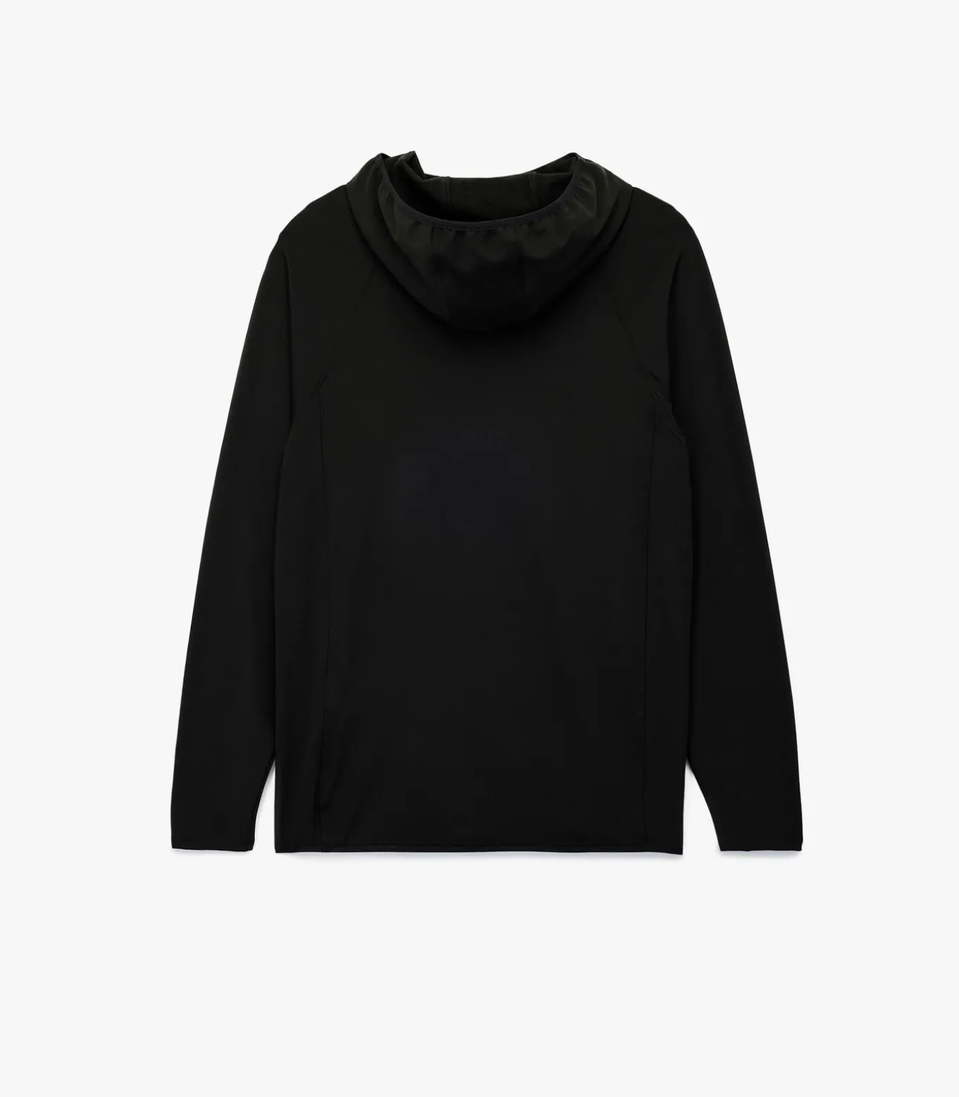 Zwarte Sport Hoodie Lange Mouwen
