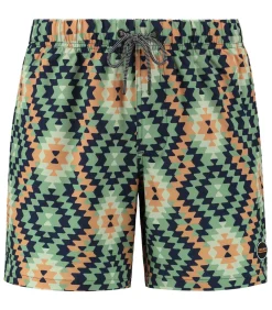 Zwembroek Mayan Print Groen