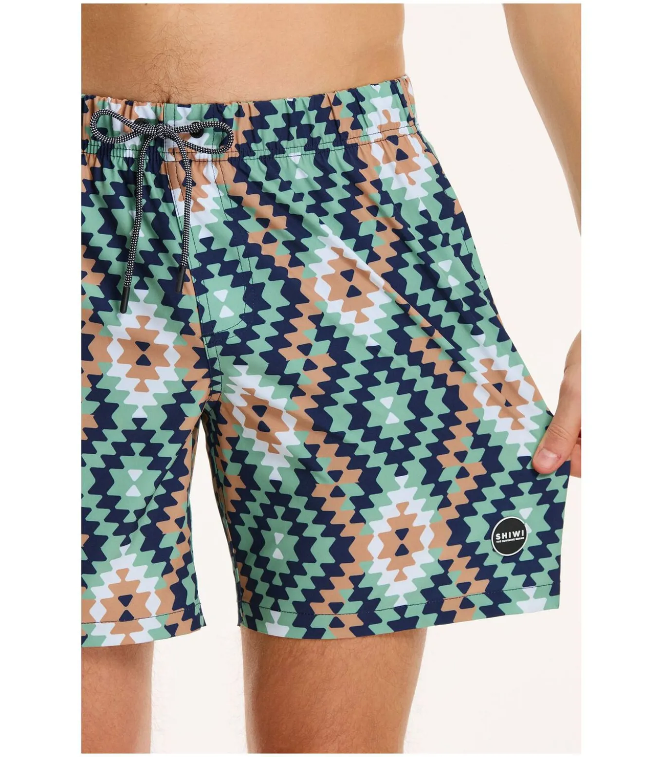 Zwembroek Mayan Print Groen