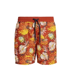 Zwembroek met plante print