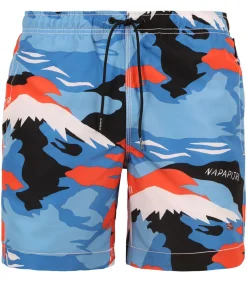 Zwembroek Print Blauw