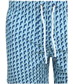 Zwembroek Print Blauw
