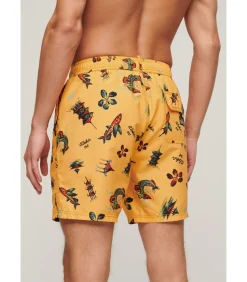 Zwemshort met Hawaii-print