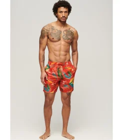 Zwemshort met Hawaii-print