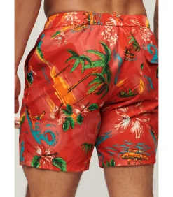 Zwemshort met Hawaii-print