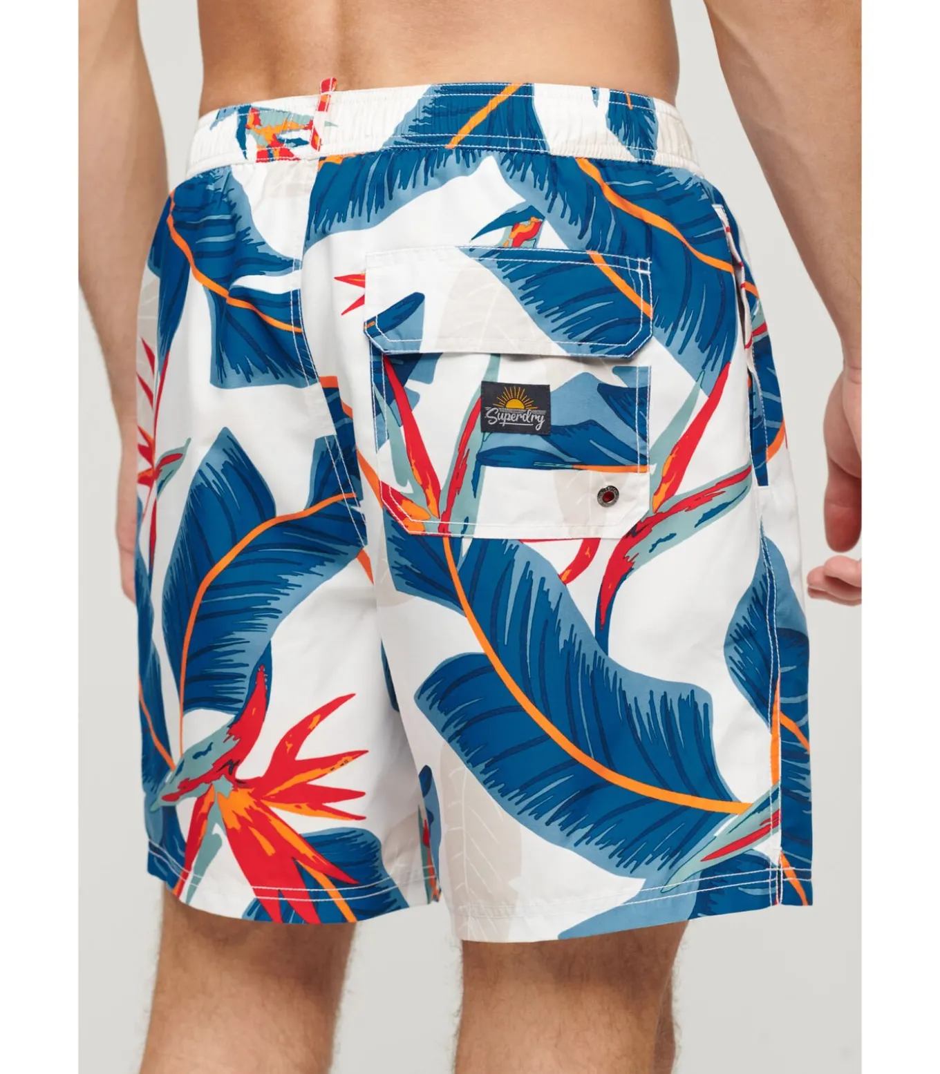 Zwemshort met Hawaii-print