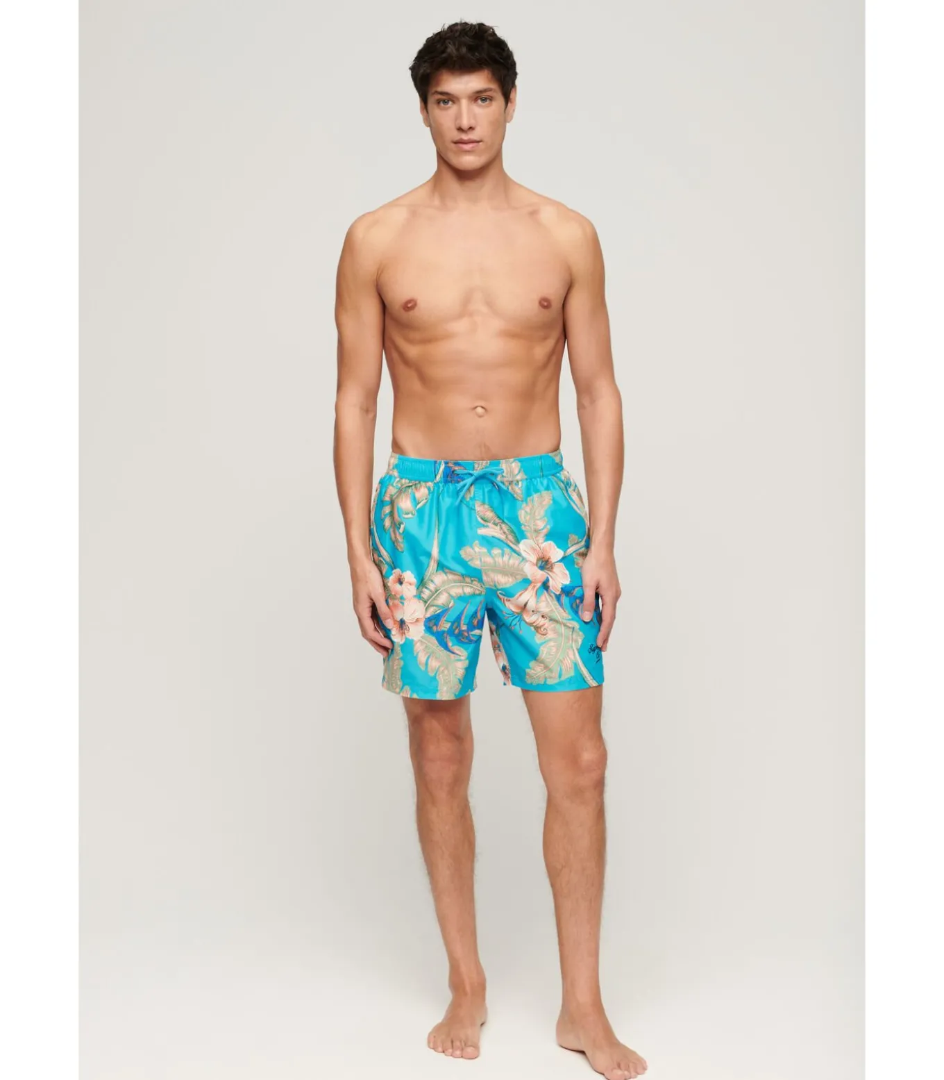 Zwemshort met Hawaii-print