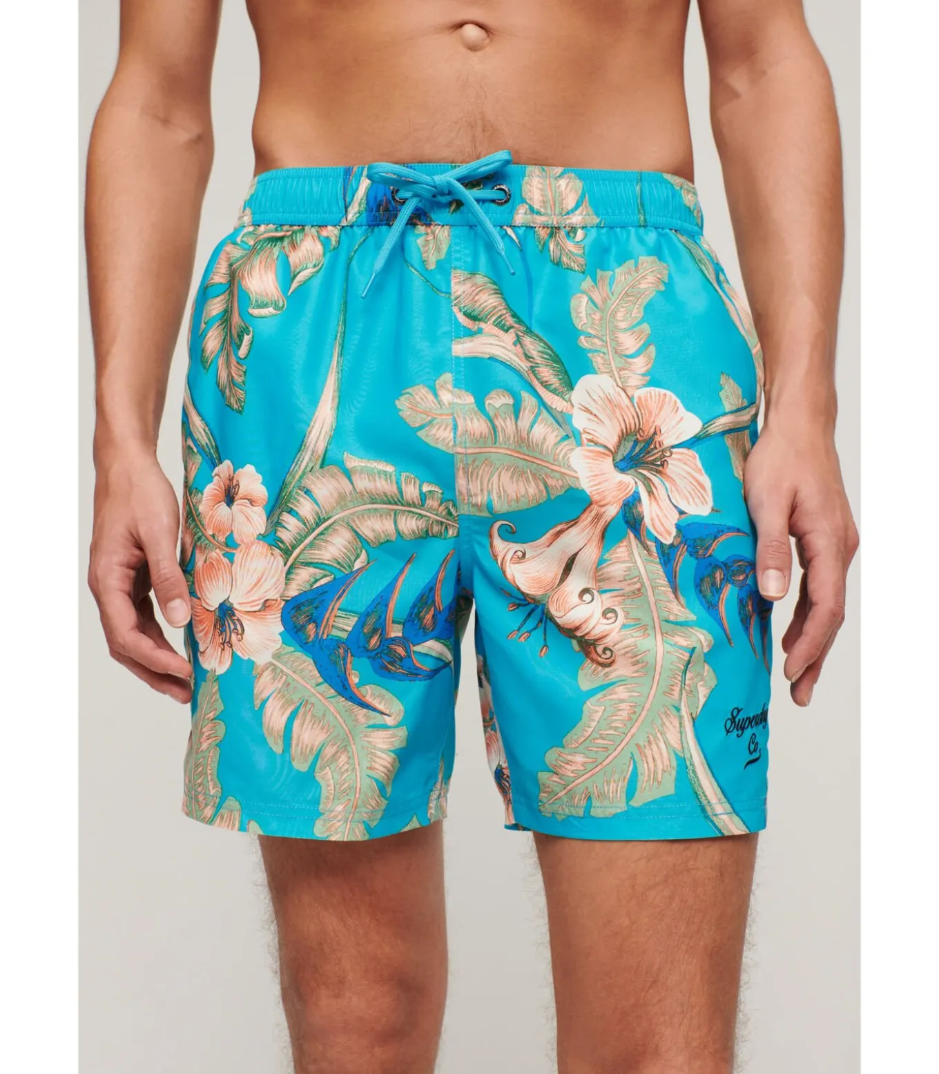 Zwemshort met Hawaii-print