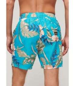 Zwemshort met Hawaii-print