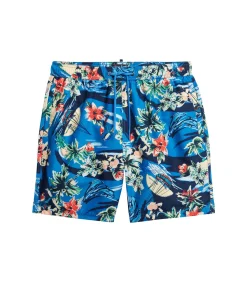 Zwemshort met Hawaii-print